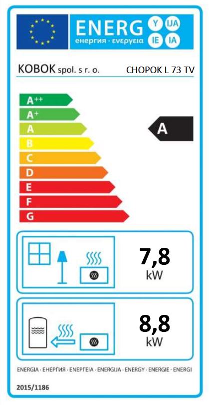 Kobok Chopok L 78 TV energiacímke kandalloshop