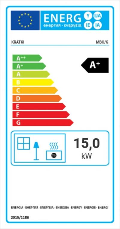 Kratki MBO 15 G energetický štítok krbyonline