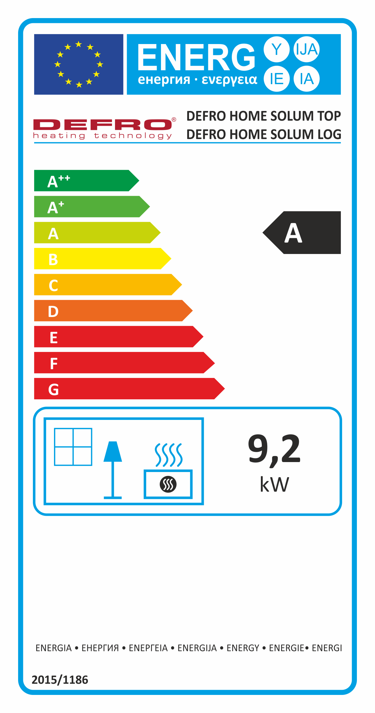 Defro Home Solum TOP energiacimke kandalloshop