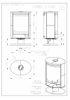 Romotop STROMBOLI N02 designové, otočné, kvalitné, oceľové kachle s keramikou krbyonline