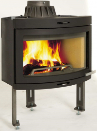 Jotul I 400 Panorama liatinová krbová vložka s panoramatickým presklením