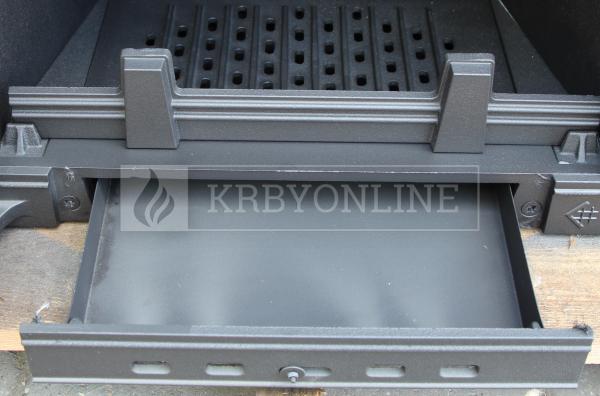 Kratki Antek 10 kW rovná liatinová veľká krbová vložka krbyonline