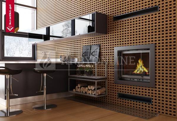 Kratki Antek 10 kW DECO rovná liatinová veľká krbová vložka krbyonline