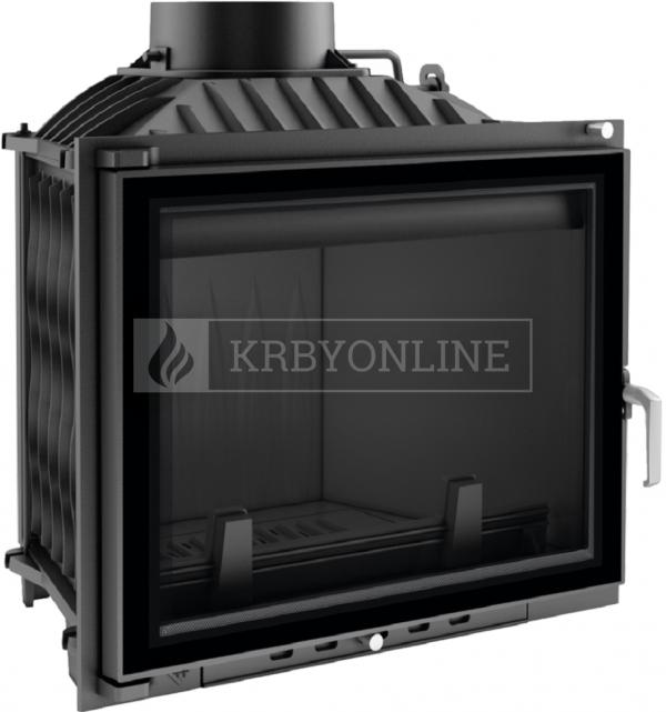 Kratki Eryk 12 kW DECO  rovná liatinová veľká krbová vložka krbyonline