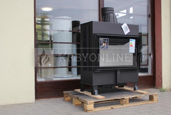 Kratki Lucy 14 teplovzdušná oceľová krbová vložka rovná krbyonline