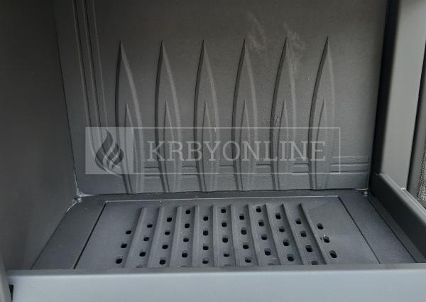 Kratki Maja 12 kW BS DECO P liatinová rohová krbová vložka s veľkým presklením krbyonline