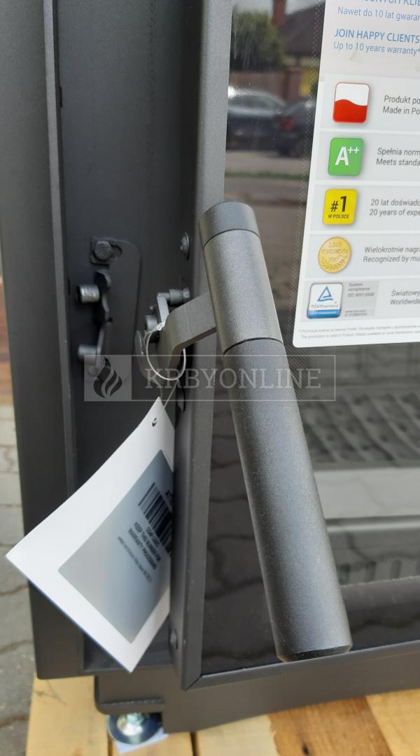 Kratki Maja 12 kW BS DECO P liatinová rohová krbová vložka s veľkým presklením krbyonline