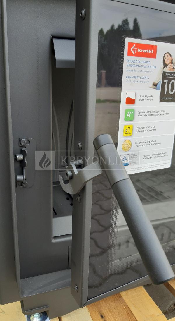 Kratki Maja 12 kW BS DECO P liatinová rohová krbová vložka s veľkým presklením krbyonline