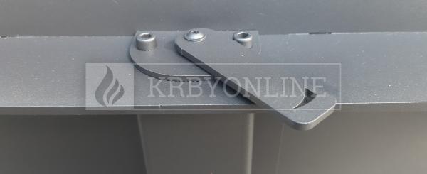 Kratki MBM 10 BS P pravá rohová krbová vložka s otváraním do boku krbyonline