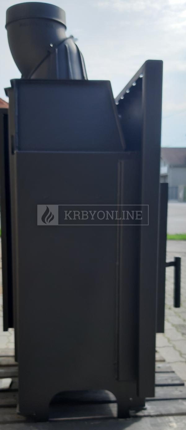 Kratki MBM 10 BS P pravá rohová krbová vložka s otváraním do boku krbyonline