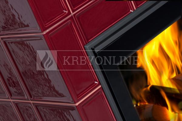 Hein BARACCA 9 klasické keramické krbové kachle s veľkým ohniskom krbyonline