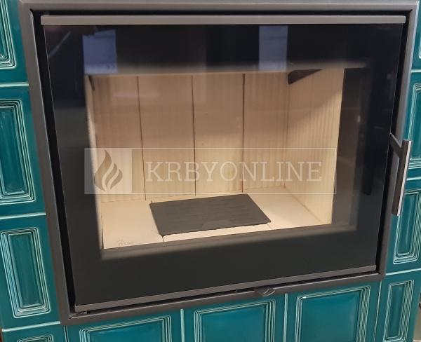 Hein BARACCA OU klasické keramické krbové kachle s veľkým ohniskom krbyonline