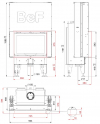 BeF Therm V 7 rovná krbová vložka s výsuvnými dvierkami krbyonline