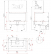 BeF Therm V 8 C trojstranná krbová vložka s výsuvnými dvierkami krbyonline