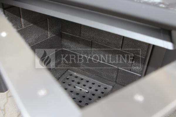 Kobok Chopok R90 67 LD 670/510-S/450P, RP2, SM, SO-lak čierny, KRO-R90-C 3S krbová vložka s deleným sklom krbyonline