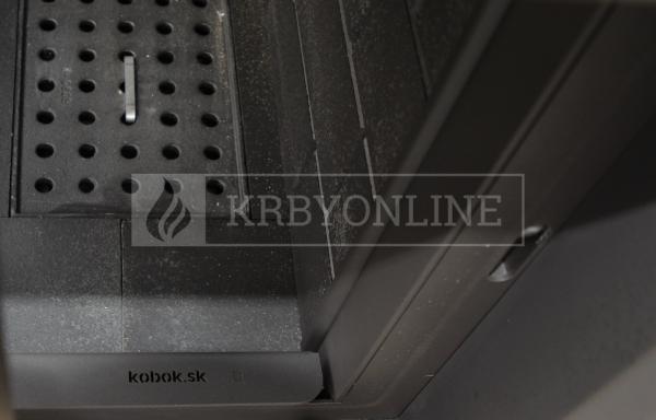 Kobok Chopok R90 67 LD 670/510-S/450P, RP2, SM, SO-lak čierny, KRO-R90-C 3S krbová vložka s deleným sklom krbyonline