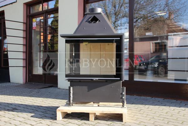 Kobok Chopok R 90 S/450 L/P 670/450 510 570  kvlaitná, masívná, moderná krbová vložka krbyonline