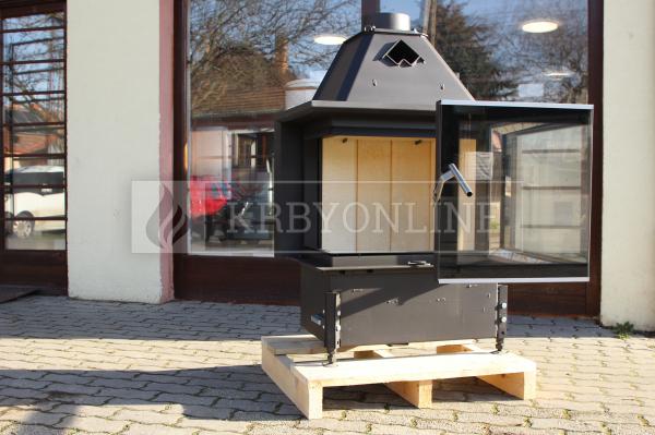 Kobok Chopok R 90 S/450 L/P 670/450 510 570  kvlaitná, masívná, moderná krbová vložka krbyonline