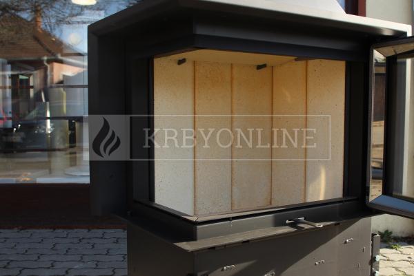 Kobok Chopok R 90 S/450 L/P 670/450 510 570  kvlaitná, masívná, moderná krbová vložka krbyonline