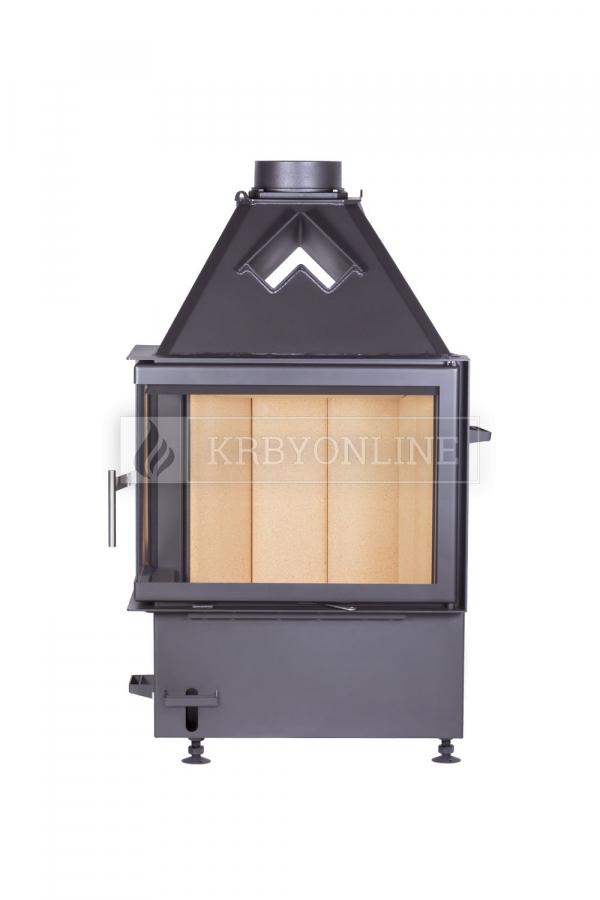 Kobok Chopok R 90 S/330 L/P 730/450 510 570kvlaitná, masívná, moderná krbová vložka krbyonline