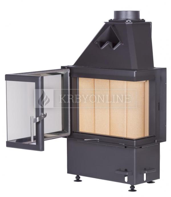 Kobok Chopok R 90 S/330 L/P 730/450 510 570kvlaitná, masívná, moderná krbová vložka krbyonline