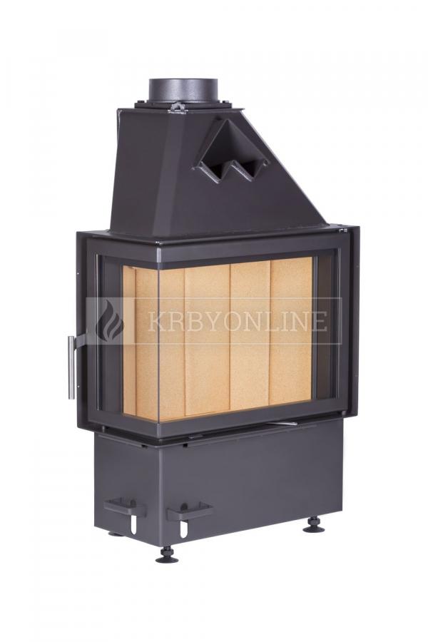 Kobok Chopok R 90 S/330 L/P 730/450 510 570kvlaitná, masívná, moderná krbová vložka krbyonline