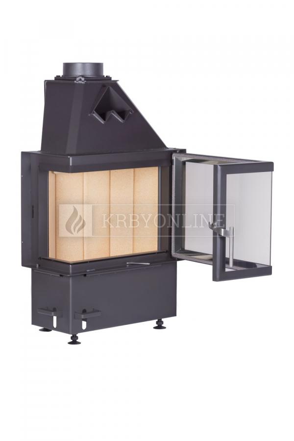 Kobok Chopok R 90 S/330 L/P 730/450 510 570kvlaitná, masívná, moderná krbová vložka krbyonline