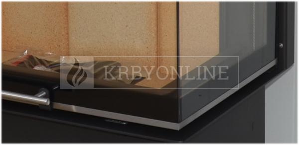 Kobok Chopok R 90 S/330 L/P 730/450 510 570kvlaitná, masívná, moderná krbová vložka krbyonline