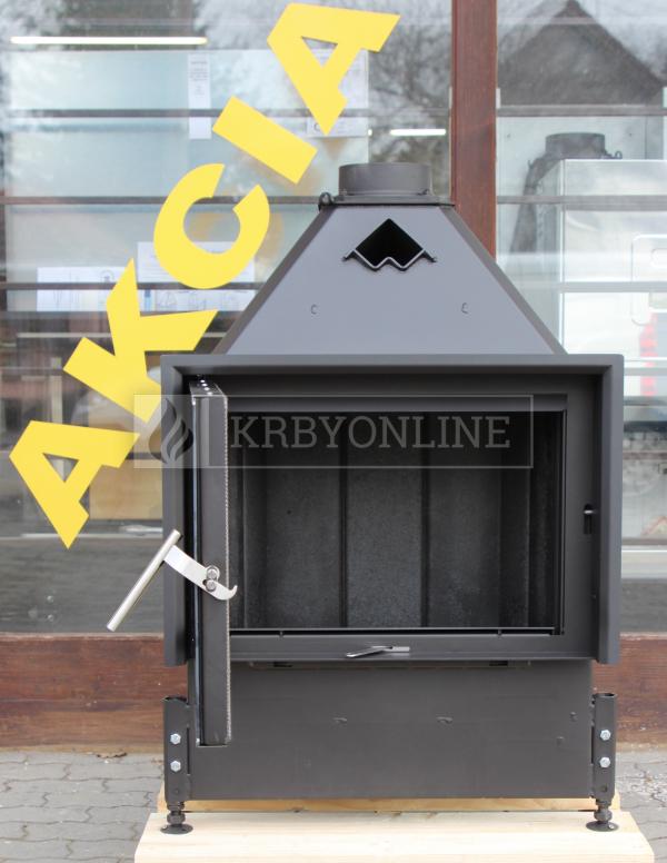 Kobok Chopok L 73 LD 730/510, RP2, SM, VŠ-lak čierny, KRO-CH-C 3S krbová vložka rovná krbyonline
