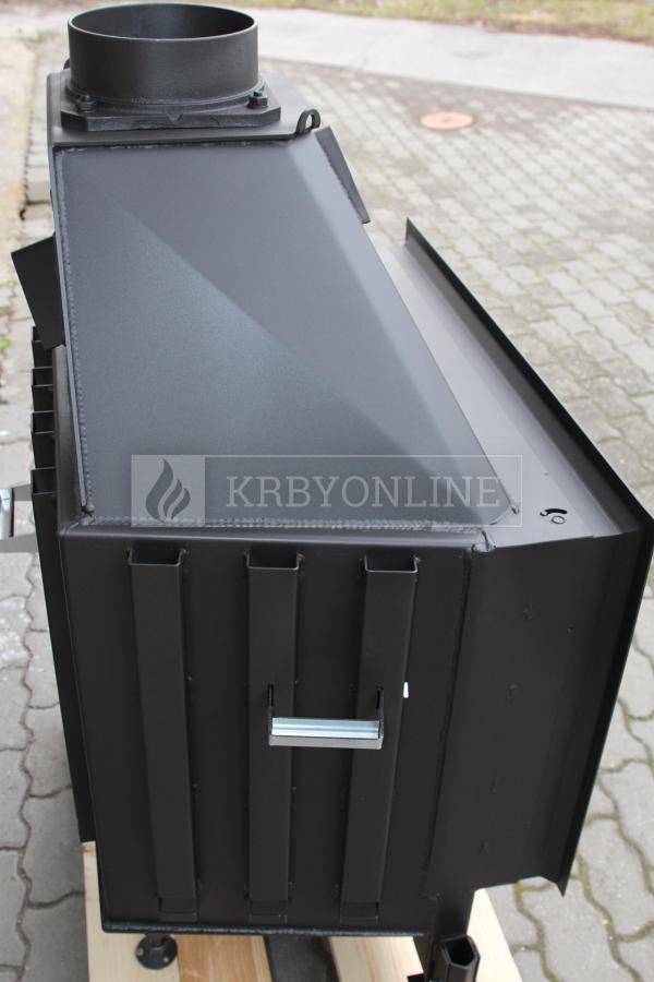Kobok Chopok L 73 LD 730/510, RP2, SM, VŠ-lak čierny, KRO-CH-C 3S krbová vložka rovná krbyonline