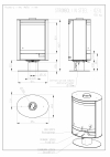 Romotop STROMBOLI N03 designové, otočné, kvalitné, oceľové kachle krbyonline