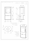 Romotop ALPERA E01 designové, kvalitné, oceľové kachle s keramikou krbyonline