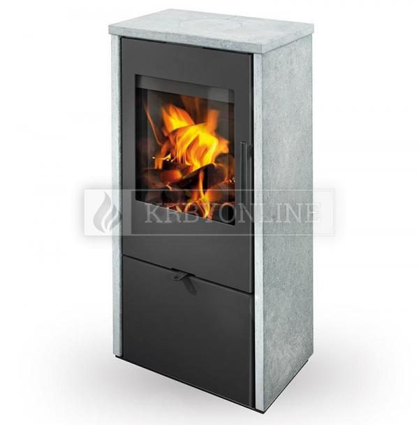 Romotop ALPERA F02 designové, kvalitné, oceľové krbové kachle s mastencom krbyonline