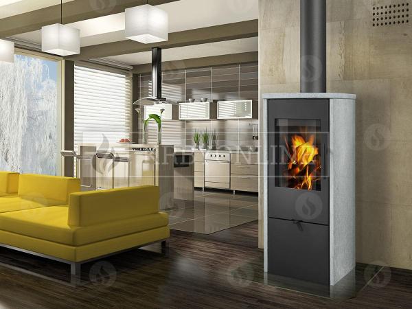 Romotop ALPERA F02 designové, kvalitné, oceľové krbové kachle s mastencom krbyonline