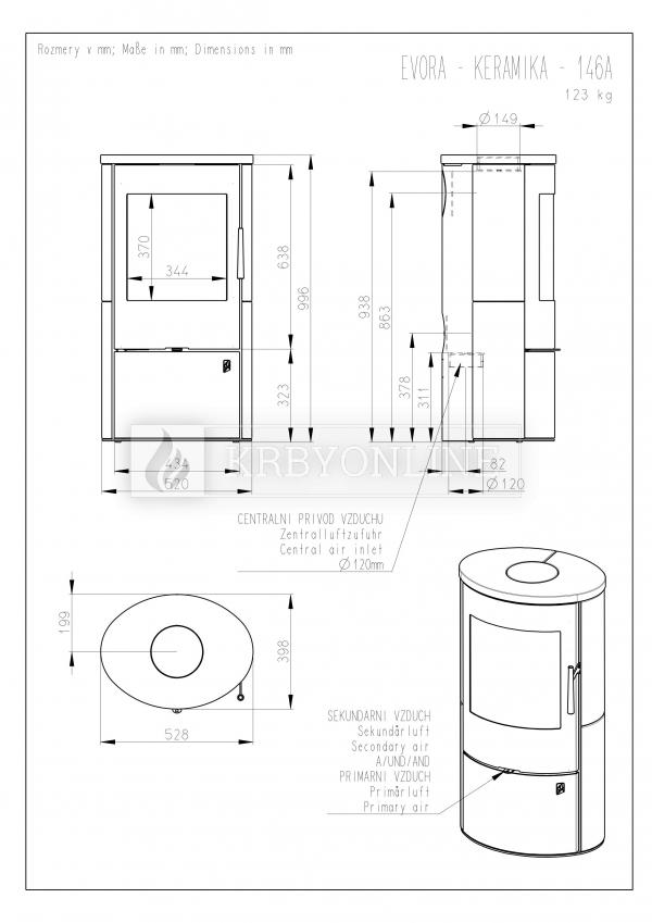 Romotop EVORA 01 keramika designové, kvalitné, oceľové krbové kachle s keramikou krbyonline