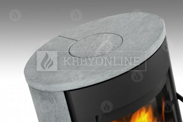 Romotop EVORA 02 mastenec designové, kvalitné, oceľové krbové kachle s mastencom krbyonline