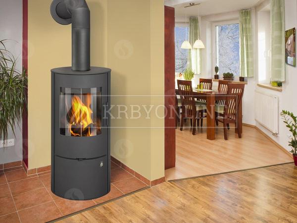 Romotop EVORA 03 plech designové, kvalitné, oceľové krbové kachle  krbyonline