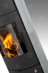 Romotop EVORA 02 AKUM mastenec, akumulačné, designové, kvalitné, oceľové krbové kachle  krbyonline