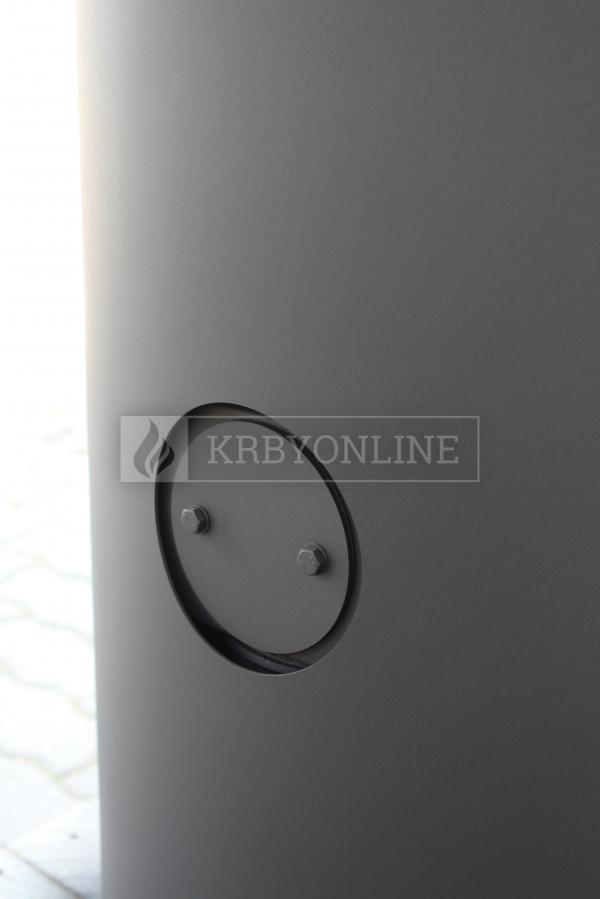 Romotop EVORA 04 AKUM pieskovec, akumulačné, designové, kvalitné, oceľové krbové kachle  krbyonline