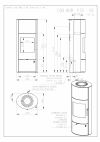 Romotop EVORA 03 AKUM plech, akumulačné, designové, kvalitné, oceľové krbové kachle  krbyonline