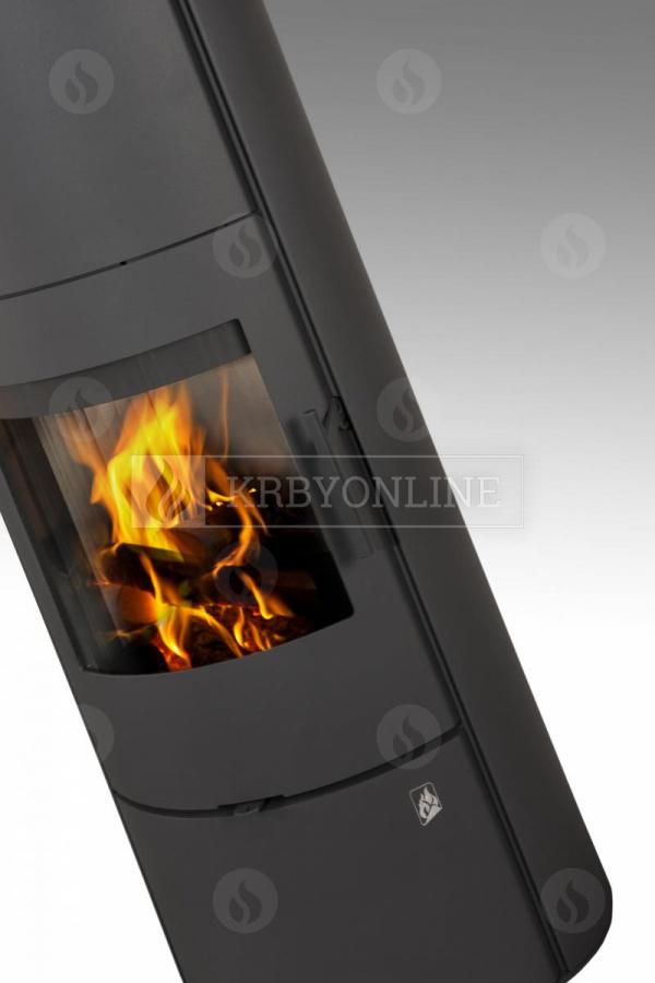 Romotop EVORA 03 AKUM plech, akumulačné, designové, kvalitné, oceľové krbové kachle  krbyonline