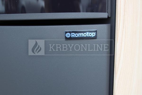 Romotop LAREDO 04 AKUM pieskovec, akumulačné, designové, kvalitné, oceľové krbové kachle  krbyonline
