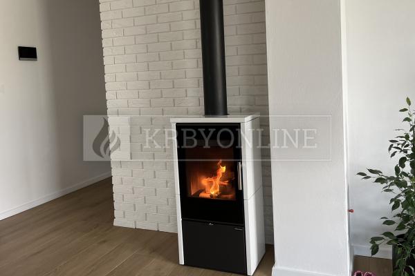 Romotop LAREDO F 01 keramika, designové, kvalitné, oceľové krbové kachle s keramikou krbyonline