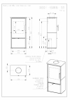 Romotop LAREDO F 01 keramika, designové, kvalitné, oceľové krbové kachle s keramikou krbyonline
