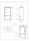 Romotop LAREDO F 02 mastenec, designové, kvalitné, oceľové krbové kachle  krbyonline