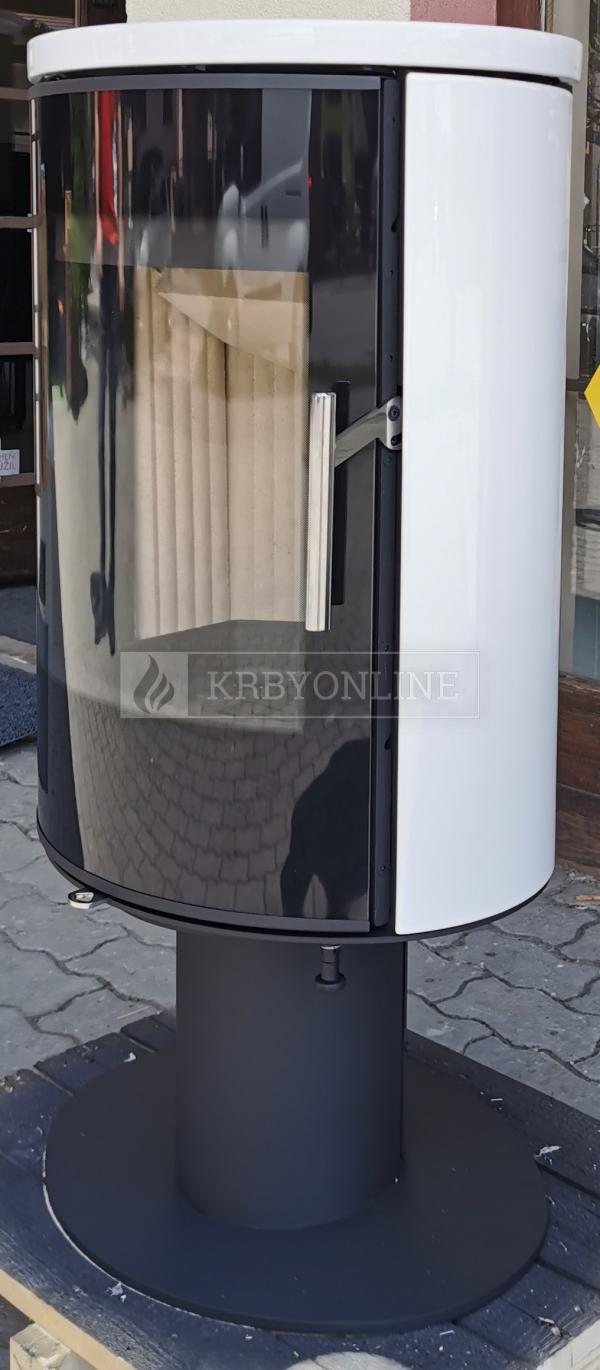 Romotop LAREDO 01 T  keramika, otočné, designové, kvalitné, oceľové krbové kachle  krbyonline