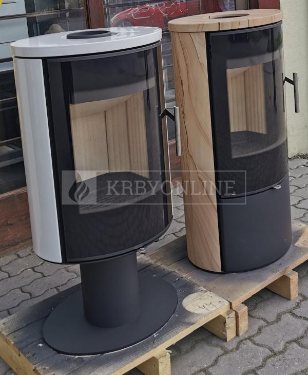 Romotop LAREDO 01 T  keramika, otočné, designové, kvalitné, oceľové krbové kachle  krbyonline