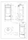 Romotop Lugo 01 keramika, akumulačné, designové, kvalitné, oceľové krbové kachle  krbyonline