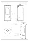 Romotop Lugo 03 plech, akumulačné, designové, kvalitné, oceľové krbové kachle  krbyonline