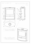 Romotop Navia 03 plech, designové, kvalitné, oceľové krbové kachle so širokým presklením krbyonline